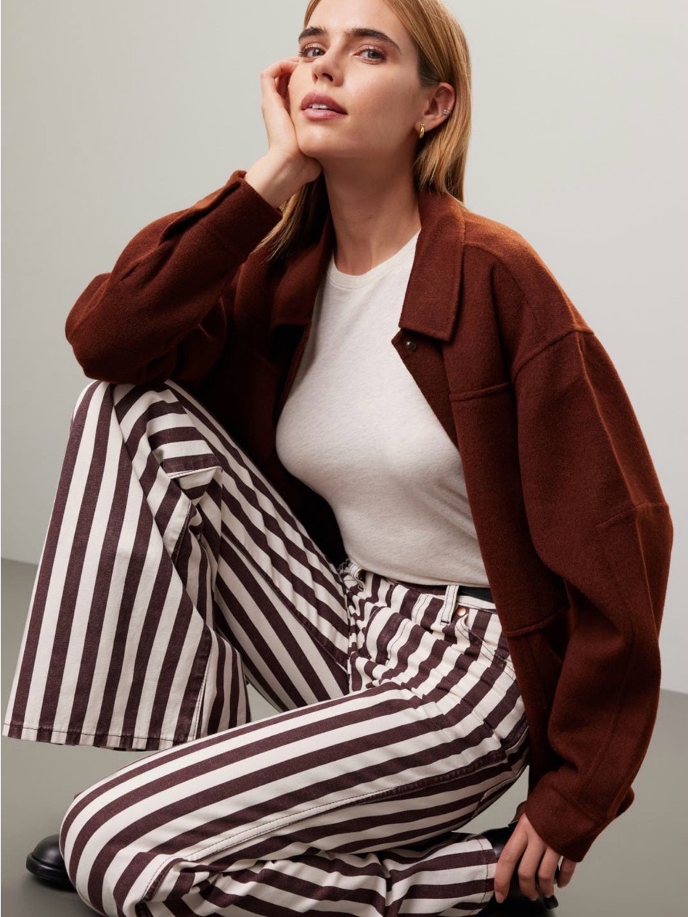Wrangler "The Wanderer" High-Rise Striped Flare Jeans - Picture 5 of 16